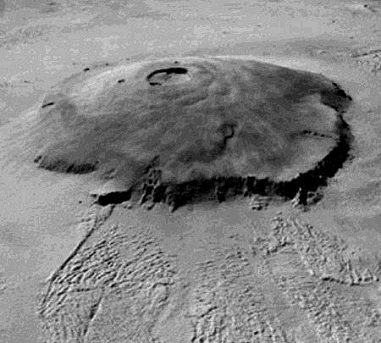 Удалось сфотографировать самый крупный вулкан солнечной системы